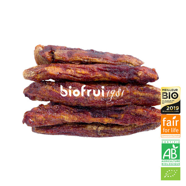 Banane gros michel séchée entière equitable bio - 1